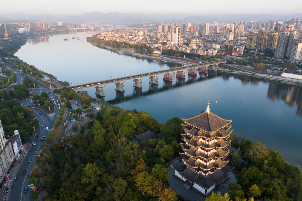 A scenic view of Shangluo Zijing Site