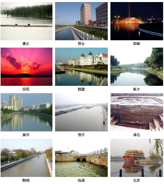 A scenic view of Shangqiu Dayunhe Shangqiuduan