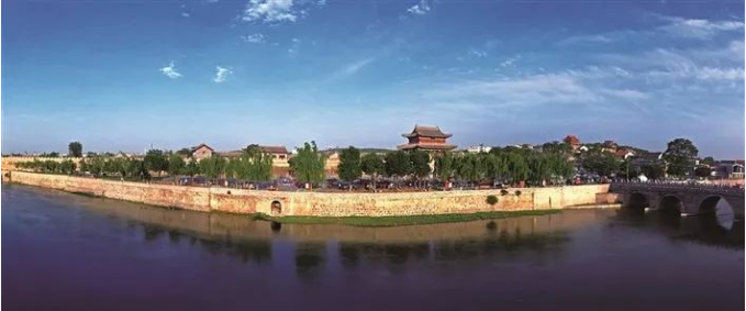 A scenic view of Shangqiu Dayunhe Shangqiuduan