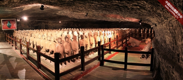 A scenic view of Shangqiu Hanliangwangmuqun