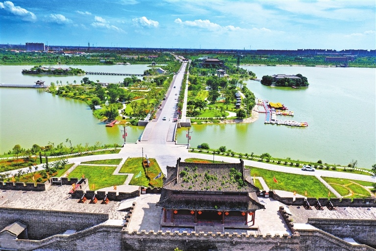 A scenic view of Shangqiu Wangyoufangyizhi