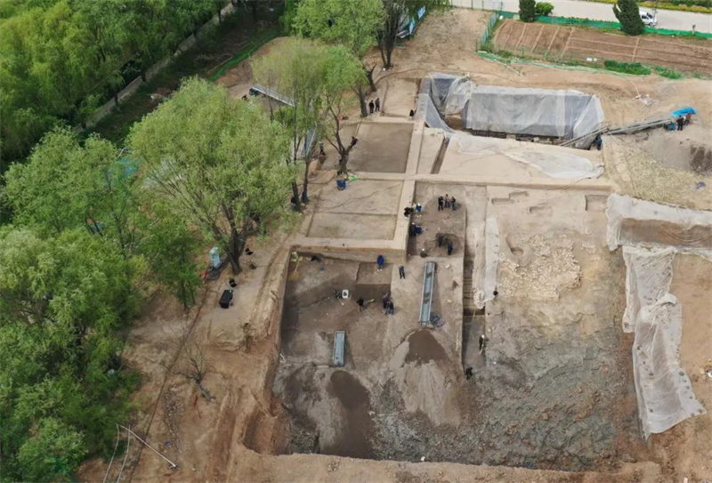 A scenic view of Shangqiu Zaolutaiyizhi