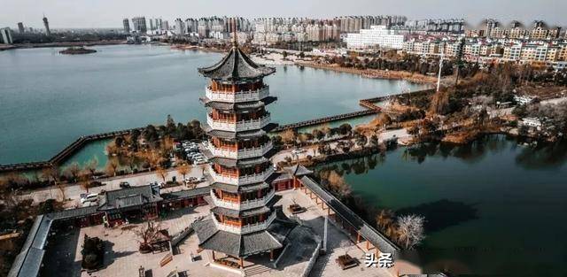 A scenic view of Shangqiu Zhechenggucheng