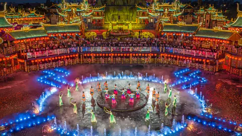 A scenic view of Shangqiu Zhechenggucheng