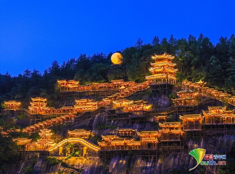 A scenic view of Shangrao Baojia Jinkuang Yizhi