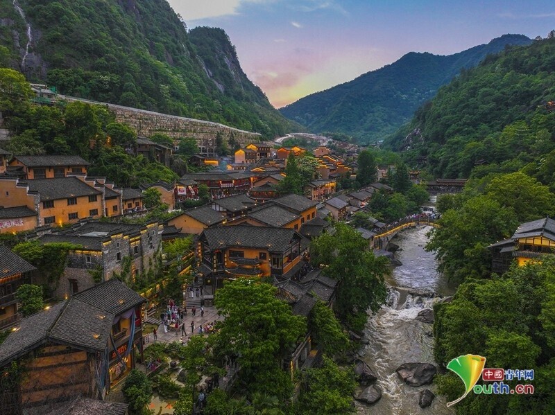 A scenic view of Shangrao Baojia Jinkuang Yizhi