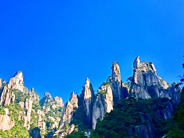A scenic view of Shangrao Sanqingshan Gu Jianzhuqun
