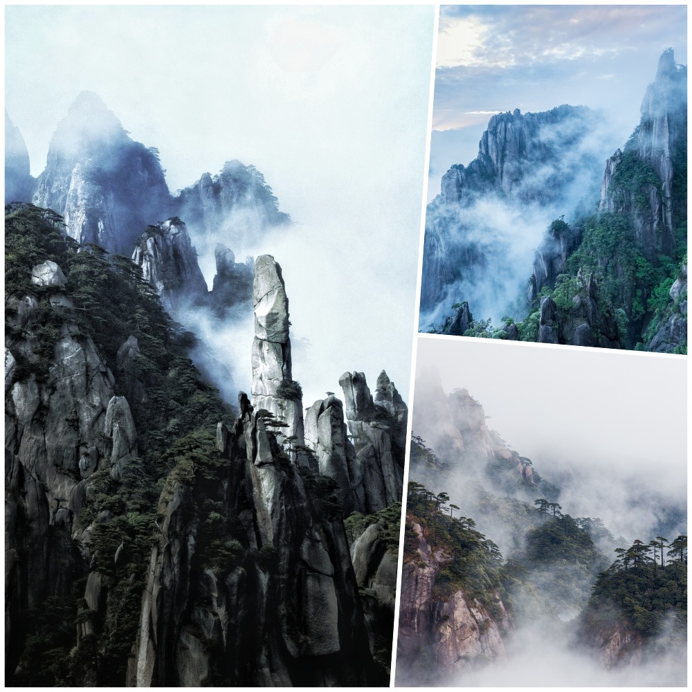 A scenic view of Shangrao Sanqingshan Gu Jianzhuqun