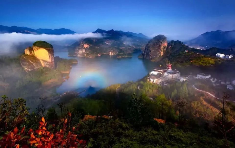 A scenic view of Shangrao Sheshantou Yizhi