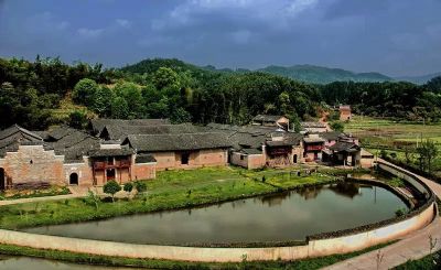 A scenic view of Shangrao Shidu Wangjia Dawu