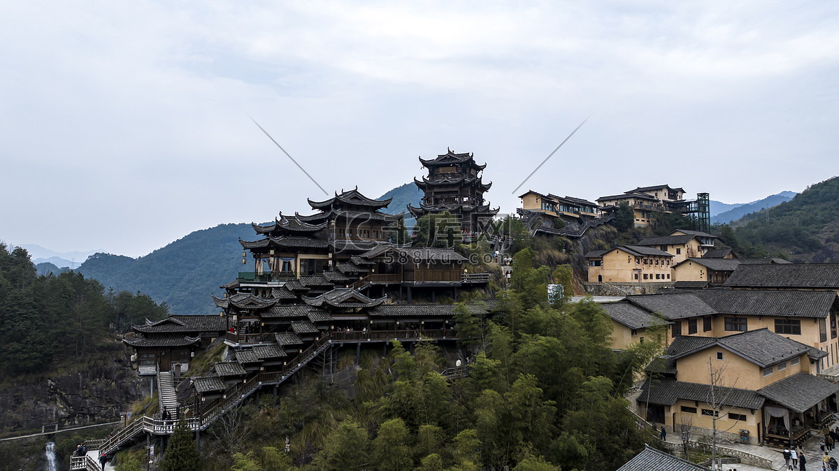 A scenic view of Shangrao Shidu Wangjia Dawu