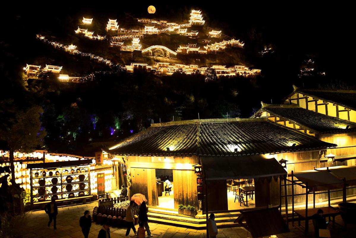 A scenic view of Shangrao Shidu Wangjia Dawu
