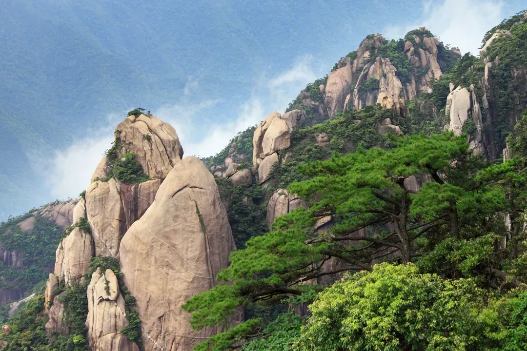 A scenic view of Shangrao Yushan Kaopeng