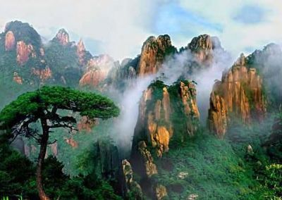 A scenic view of Shangrao Yushan Kaopeng