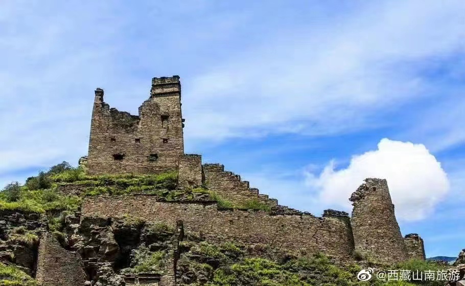A scenic view of Shannan Jiedun Zhuzong Yizhi