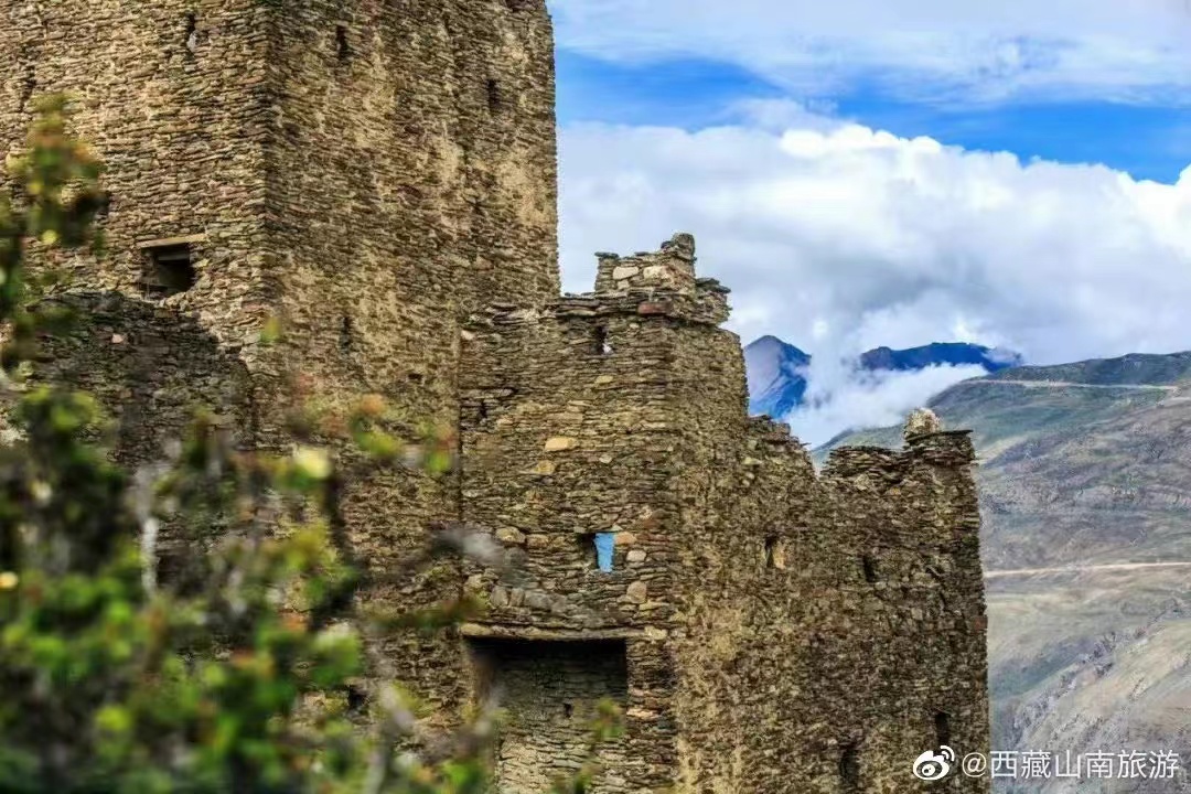 A scenic view of Shannan Jiedun Zhuzong Yizhi