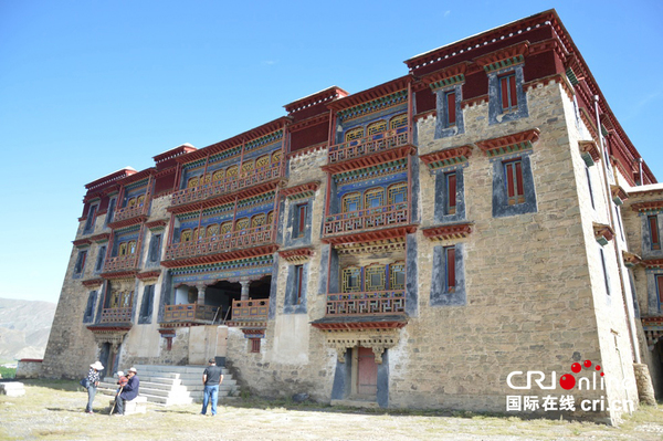 A scenic view of Shannan Lajiali Wanggong Yizhi