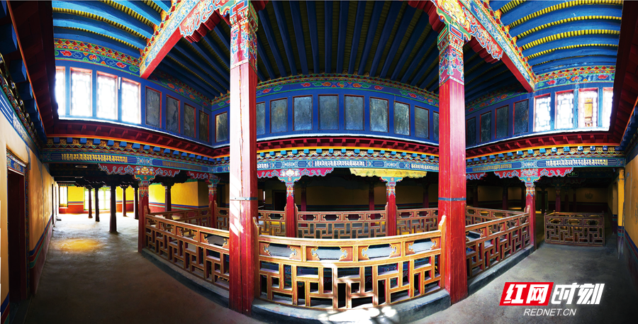 A scenic view of Shannan Lajiali Wanggong Yizhi