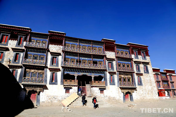 A scenic view of Shannan Lajiali Wanggong Yizhi