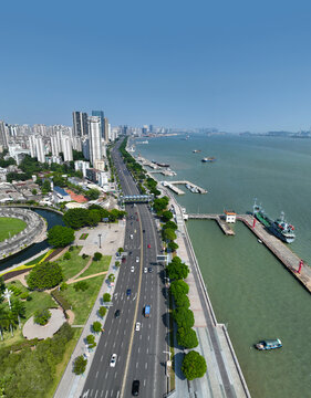 A scenic view of Shantou Qilu Paotai