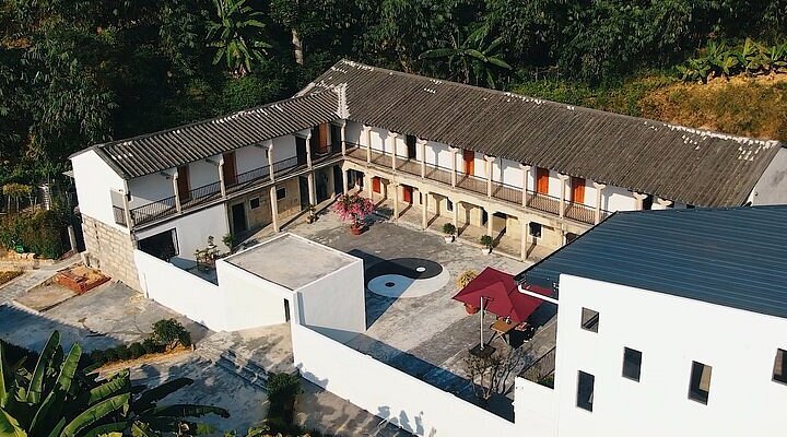 A scenic view of Shantou Wenguangta