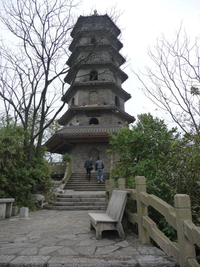 A scenic view of Shantou Wenguangta