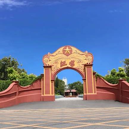 A scenic view of Shanwei Haifeng Honggong Hongchang Jiuzhi