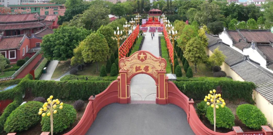 A scenic view of Shanwei Haifeng Honggong Hongchang Jiuzhi