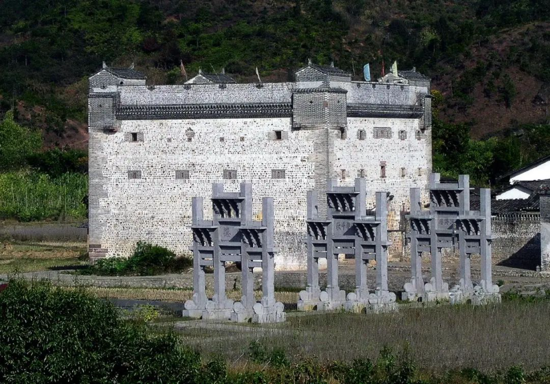 A scenic view of Shaoguan Changweicun Weiwu