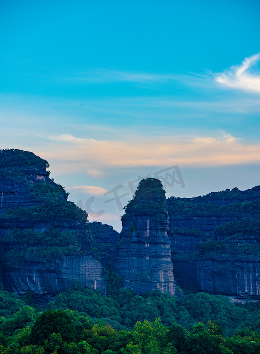 A scenic view of Shaoguan Danxiashan Moya Shike