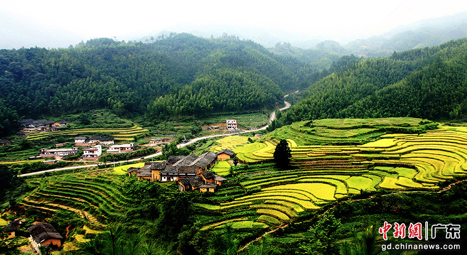 A scenic view of Shaoguan Sanyingta