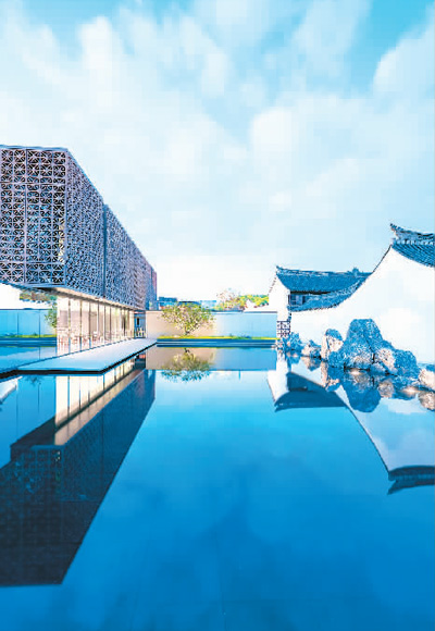 A scenic view of Shaoxing Caiyuanpei Guju