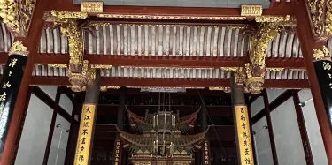 A scenic view of Shaoxing Caoemiao