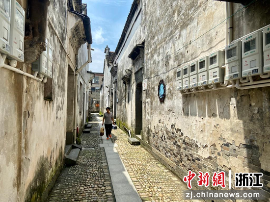 A scenic view of Shaoxing Chongrencun Jianzhuqun