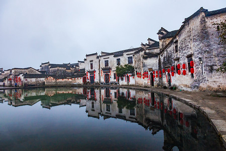 A scenic view of Shaoxing Chongrencun Jianzhuqun