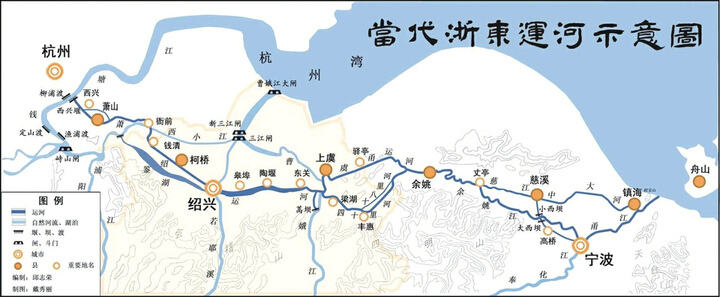 A scenic view of Shaoxing Dayunhe