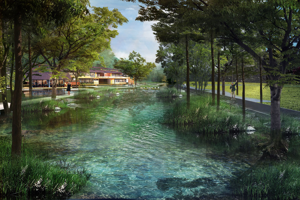 A scenic view of Shaoxing Fenghuangshan Yaozhiqun