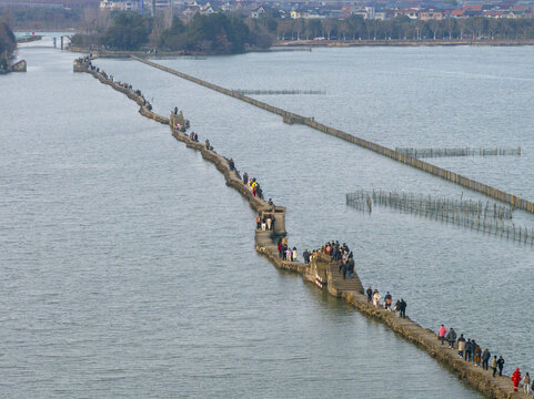 A scenic view of Shaoxing Guqiandao