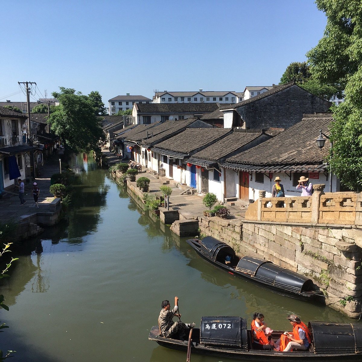 A scenic view of Shaoxing Guqiaoqun