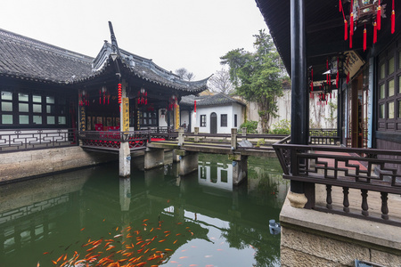A scenic view of Shaoxing Luxun Guju