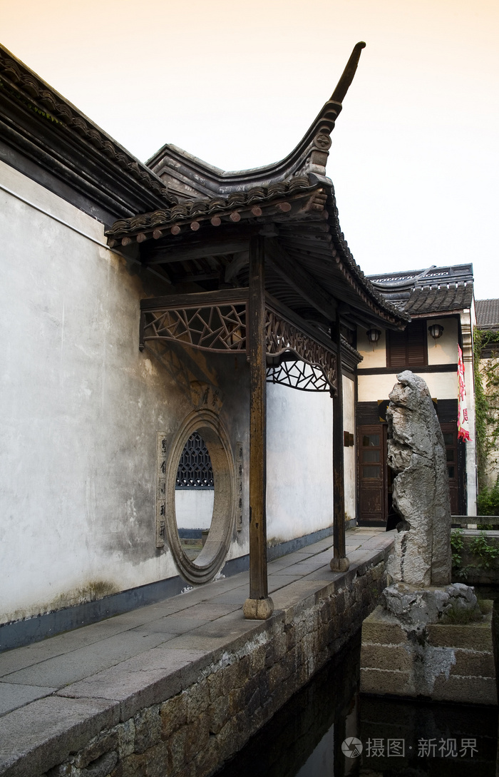 A scenic view of Shaoxing Luxun Guju