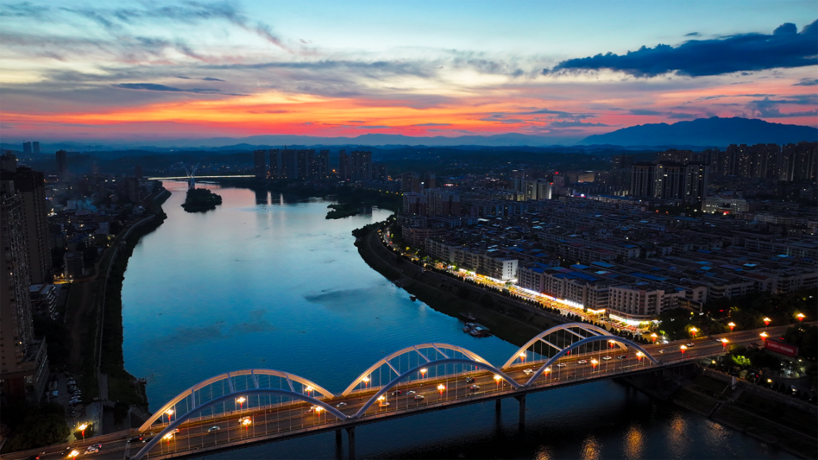 A scenic view of Shaoyang Beita