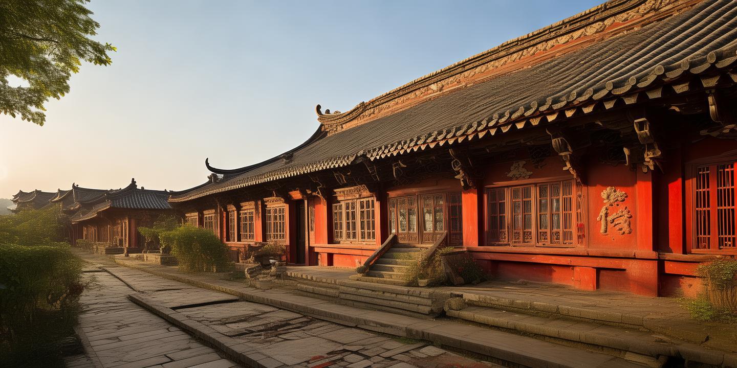 A scenic view of Shaoyang Dongkou Zongci Jianzhuqun