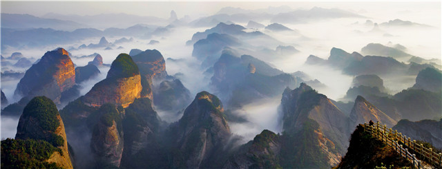 A scenic view of Shaoyang Hongqijun Zhihuisuo Jiuzhi