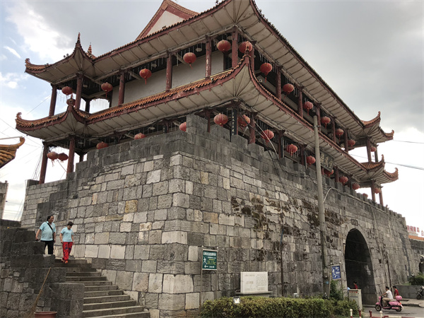 A scenic view of Shaoyang Wugang Chengqiang