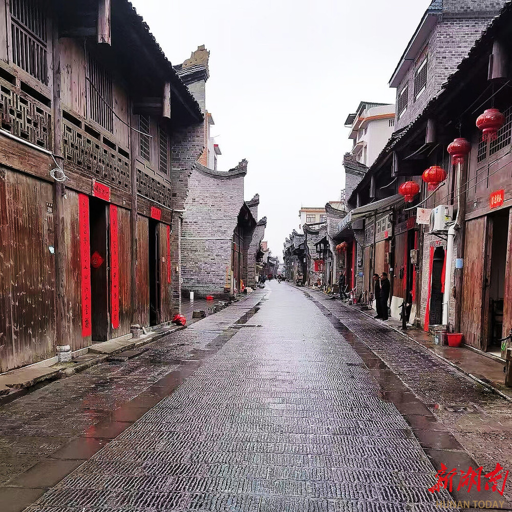A scenic view of Shaoyang Wugang Chengqiang