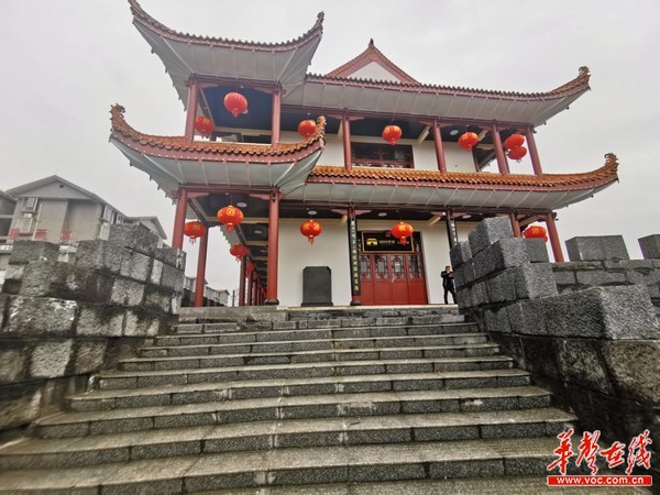 A scenic view of Shaoyang Wugang Chengqiang