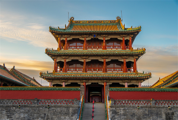 A scenic view of Shenyang Gugong