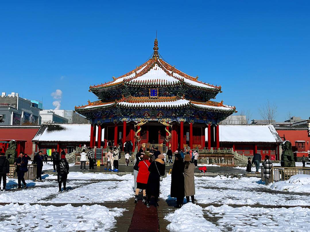 A scenic view of Shenyang Gugong