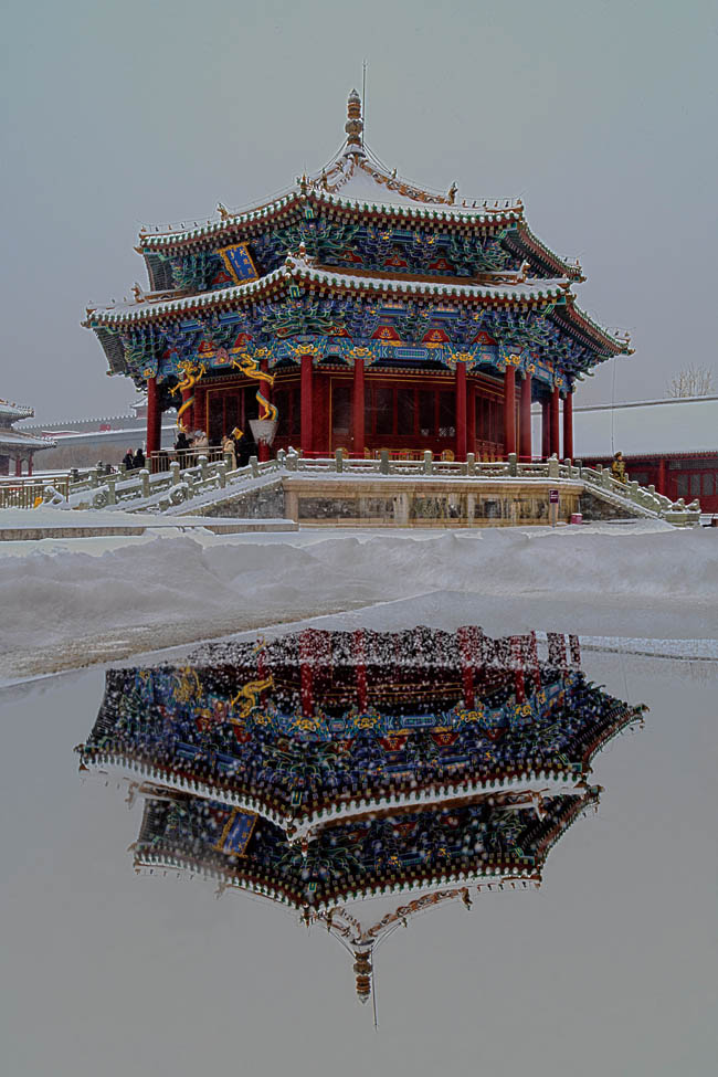 A scenic view of Shenyang Gugong